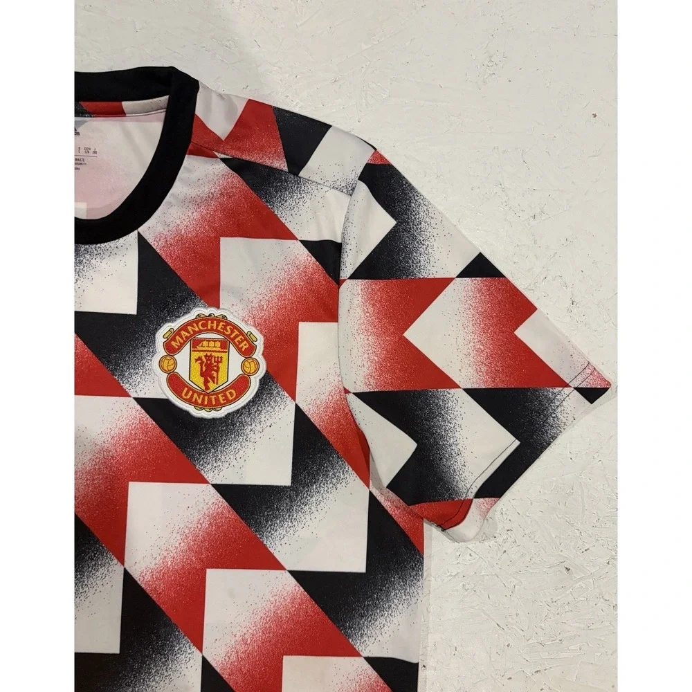 Adidas Manchester United 2022 Pre-Match Training Jersey Kit H56682 Men's Sz L